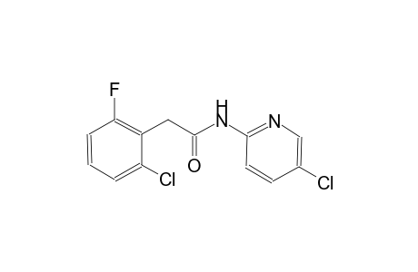 2-(2-chloro-6-fluorophenyl)-N-(5-chloro-2-pyridinyl)acetamide