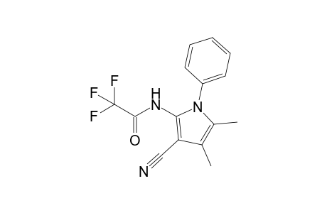 3-Cyano-4,5-dimethyl-2-trifluoroacetylamino-1-phenylpyrrole