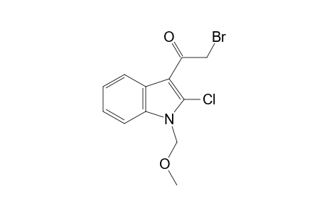 2-bromo-1-[2-chloro-1-(methoxymethyl)indol-3-yl]ethanone