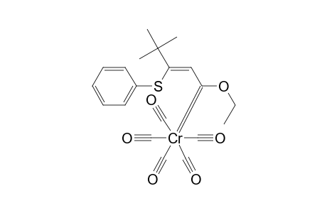 Pentacarbonyl [ (2E / 2Z )-1-ethoxy-4,4-dimethyl-3-(phenylthio)-2-pentenylidene ] chromium
