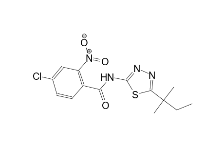 4-chloro-2-nitro-N-(5-tert-pentyl-1,3,4-thiadiazol-2-yl)benzamide