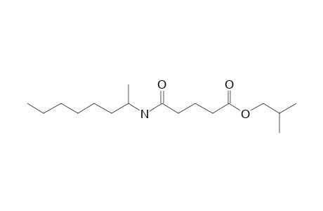 Glutaric acid, monoamide, N-(2-octyl)-, isobutyl ester