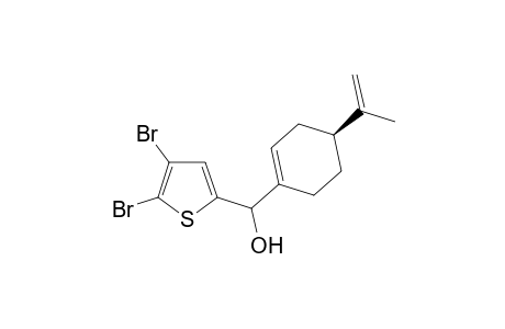 (4,5-dibromothiophen-2-yl)((S)-4-(prop-1-en-2-yl)cyclohex-1-en-1-yl)methanol