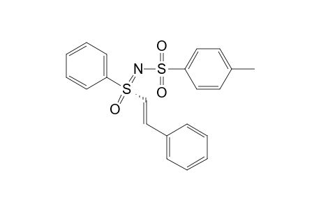 Sulfoximine, N-[(4-methylphenyl)sulfonyl]-S-phenyl-S-(2-phenylethenyl)-, [S-(E)]-