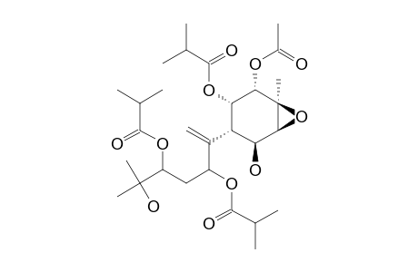 2-BETA,3-BETA-EPOXY-4-ACETYL-5-ALPHA,8,10-TRIISOBUTYRYL-1,11-DIHYDROXYBISABOLENE