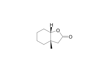 (3aS,7aS)-3a-Methyl-hexahydro-benzofuran-2-one