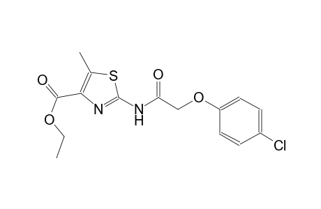 4-thiazolecarboxylic acid, 2-[[(4-chlorophenoxy)acetyl]amino]-5-methyl-, ethyl ester