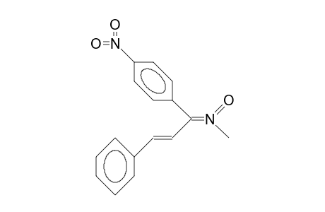 3-(4-Nitro-phenyl)-1-phenyl-(E,Z)-propene 3-(N-methyl-nitrone)