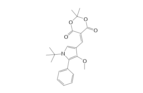 5-[(1-tert-Butyl-3-methoxy-2-phenylpyrrol-4-yl)methylene]-2,2-dimethyl-1,3-dioxane-4,6-dione