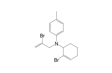 N-(2-Bromoallyl)-N-(2-bromo-2-cyclohexenyl)-4-methylaniline