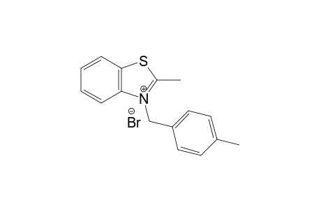 2-Methyl-3-(4-methylbenzyl)benzo[d]thiazol-3-iumbromide