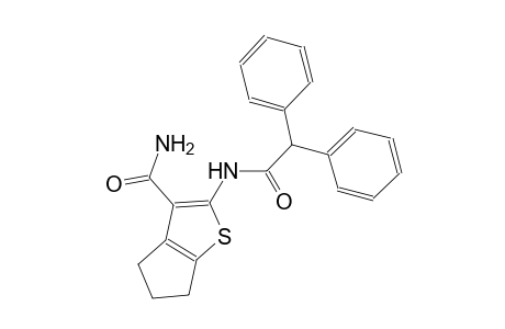 2-[(diphenylacetyl)amino]-5,6-dihydro-4H-cyclopenta[b]thiophene-3-carboxamide