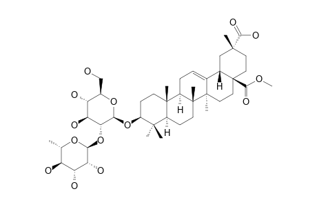 28-METHYL-SERRATAGENATE-3-BETA-O-ALPHA-RHAMNOPYRANOSYL-(1->2)-BETA-GLUCOPYRANOSIDE