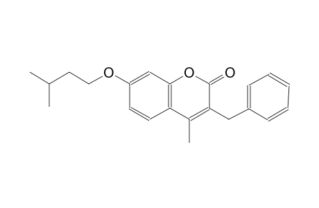 3-benzyl-7-(isopentyloxy)-4-methyl-2H-chromen-2-one