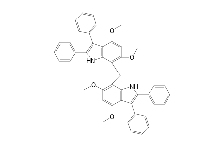 Di(4,6-dimethoxy-2,3-diphenylindolyl-7-yl)methane
