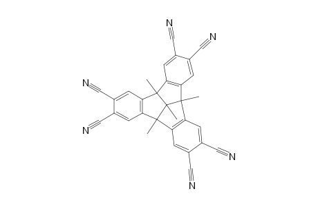 4b,8b,12b,12d-Tetramethyl-4b,8b,12b,12d-tetrahydrodibenzo[2,3:4,5]pentaleno[1,6-ab]indene-2,3,6,7,10,11-hexacarbonitrile