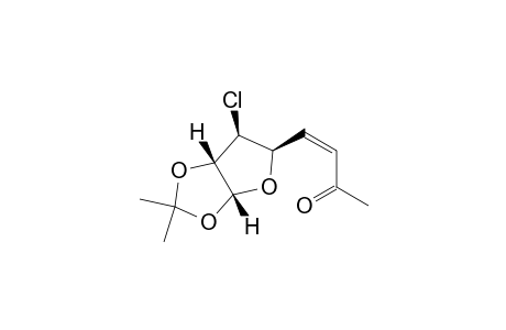 3-Buten-2-one, 4-(6-chlorotetrahydro-2,2-dimethylfuro[2,3-d]-1,3-dioxol-5-yl)-, [3aR-[3a.alpha.,5.alpha.(Z),6.alpha.,6a.alpha.]]-