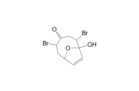 2,5-Dibromo-1-hydroxy-10-oxabicyclo[5.2.1]dec-8-en-4-one