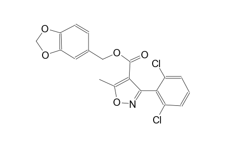 1,3-benzodioxol-5-ylmethyl 3-(2,6-dichlorophenyl)-5-methyl-4-isoxazolecarboxylate