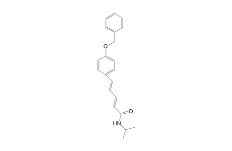 (2E,4E)-5-[4-(Benzyloxy)phenyl]-N-isopropyl-2,4-pentadienamide