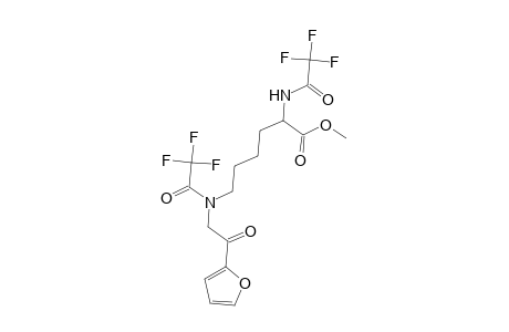 L-Lysine, N6-[2-(2-furanyl)-2-oxoethyl]-N2,N6-bis(trifluoroacetyl)-, methyl ester