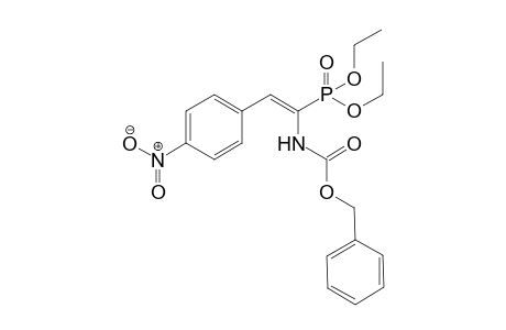 (E)-Benzyl 1-(diethoxyphosphoryl)-2-(4-nitrophenyl)vinylcarbamate