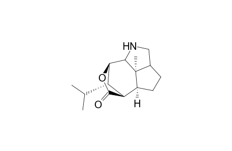 13-Isopropyl-12-methyl-10-oxa-2-azatetracyclo[5.4.1.1(8,11).0(4,12)]tridecan-9-one
