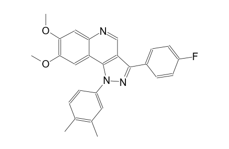 1-(3,4-dimethylphenyl)-3-(4-fluorophenyl)-7,8-dimethoxy-1H-pyrazolo[4,3-c]quinoline