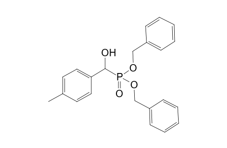 Dibenzyl (hydroxy-p-tolyl-methyl)-phosphonate