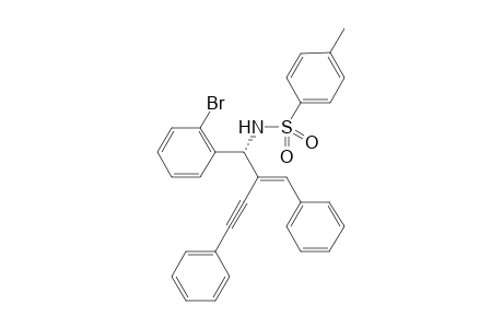 (R,E)-N-(2-benzylidene-1-(2-bromophenyl)-4-phenylbut-3-ynyl)-4-methylbenzenesulfonamide