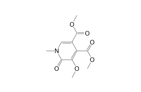 3,4-Pyridinedicarboxylic acid, 1,6-dihydro-5-methoxy-1-methyl-6-oxo-, dimethyl ester