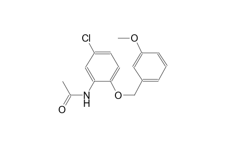 N-[5-Chloro-2-(3-methoxy-benzyloxy)-phenyl]-acetamide