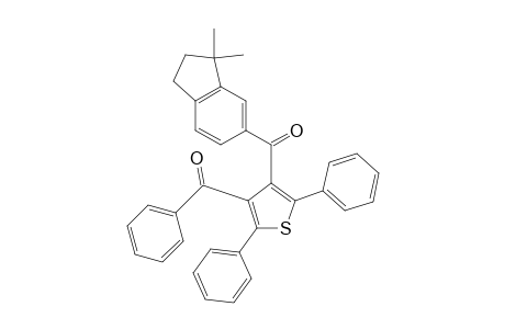 Methanone, (4-benzoyl-2,5-diphenyl-3-thienyl)(2,3-dihydro-3,3-dimethyl-1H-inden- 5-yl)-