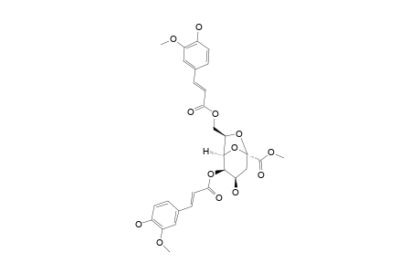 REL-(1-R,2-R,3-R,5-S,7-R)-METHYL_7-FERULOYLOXYMETHYL-2-FERULOYLOXY-3-HYDROXY-6,8-DIOXABICYCLO-[3.2.1]-OCTANE-5-CARBOXYLATE
