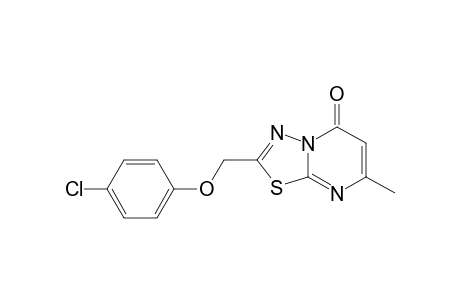 7-methyl-2-(4-chlorophenoxymethyl)-[1,3,4]thiadiazolo[3,2-a]pyrimidin-5-one