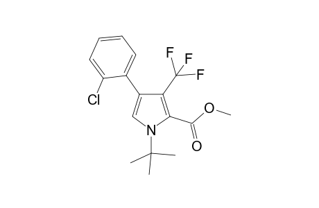 Methyl 1-tert-Butyl-3(4)-trifluoromethyl-4(3)-(2-chlorophenyl)pyrrole-2-carboxylate