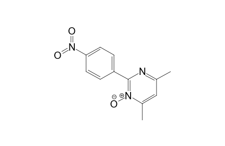 4,6-Dimethyl-2-(4-nitrophenyl)pyrimidine 1-oxide
