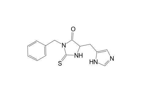 3-Benzyl-5-(1H-imidazol-5-ylmethyl)-2-thioxo-4-imidazolidinone