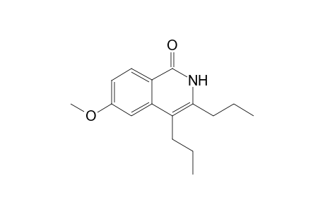 6-Methoxy-3,4-di-n-propylisoquinolin-1(2H)-one