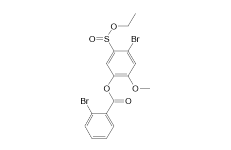 2-Bromobenzoic acid, 2-methoxy-4-bromo-5-(ethoxysulfo)phenyl ester