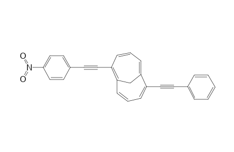 2-[2-(4-nitrophenyl)ethynyl]-7-(2-phenylethynyl)bicyclo[4.4.1]undeca-1,3,5,7,9-pentaene