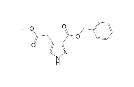 Benzyl 4-(2-methoxy-2-oxoethyl)-1H-pyrazole-3-carboxylate