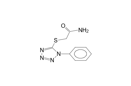 1-phenyl-5-carbamoylmethylthio-1H-tetrazole