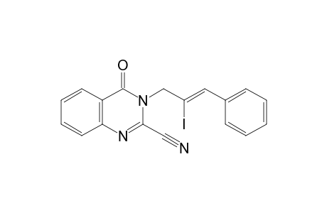 3-[(Z)-2'-Iodo-3'-phenylprop-2'-enyl]-3,4-dihydroquinazoline-2-carbonitrile