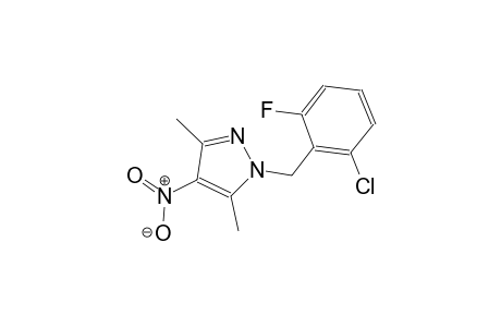 1-(2-chloro-6-fluorobenzyl)-3,5-dimethyl-4-nitro-1H-pyrazole