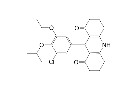 9-(3-chloro-5-ethoxy-4-isopropoxyphenyl)-3,4,6,7,9,10-hexahydro-1,8(2H,5H)-acridinedione