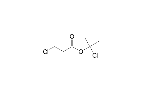 (1-chloro-1-methyl-ethyl) 3-chloropropanoate