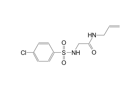N-allyl-2-{[(4-chlorophenyl)sulfonyl]amino}acetamide