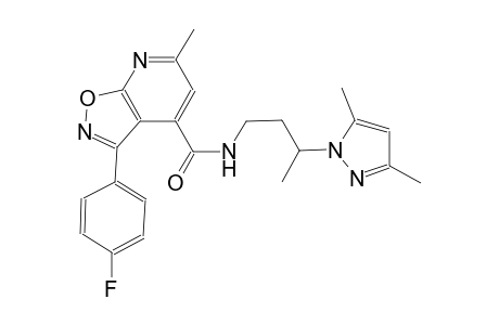 isoxazolo[5,4-b]pyridine-4-carboxamide, N-[3-(3,5-dimethyl-1H-pyrazol-1-yl)butyl]-3-(4-fluorophenyl)-6-methyl-