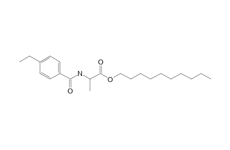 L-Alanine, N-(4-ethylbenzoyl)-, decyl ester